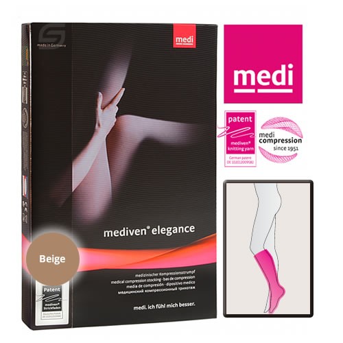 Mediven elegance AD CCL1 T1 regular beige puntera cerrada