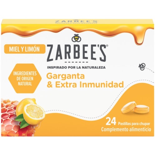 Zarbees garbanta ext inmuni 24c miel y limon