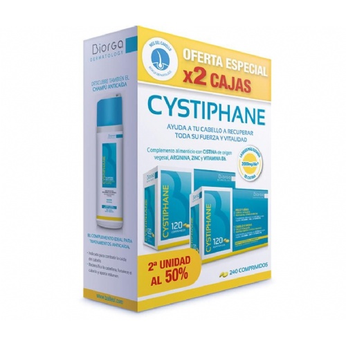 Cystiphane forte pack 120 comp + 2âª 50%