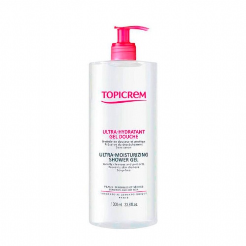 Topicrem ultra-hidratante gel de ducha (1 envase 1 l)