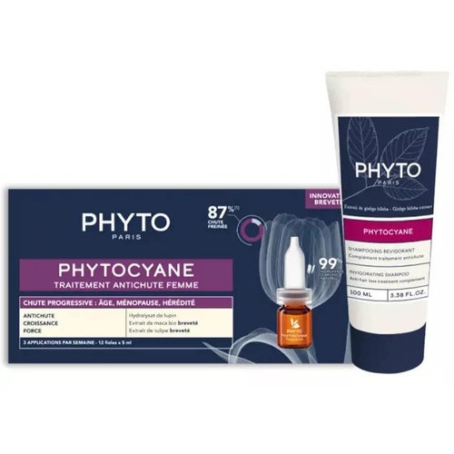 Phytocyane tto anticaida progresiva mujer pack  12+12 amp
