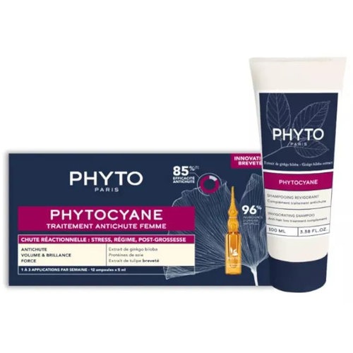 Phytophanere tratamiento anticaida reaccional mujer  12 amp