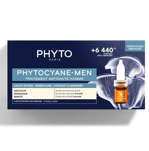 Phytocyane intensive hombre 12 ampollas 5ml