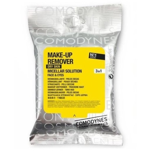 COMODYNES CONVENIENT COSMETICS - MAKE UP REMOVER SENSITIVE & DRY SKIN (20 TOALLITAS)
