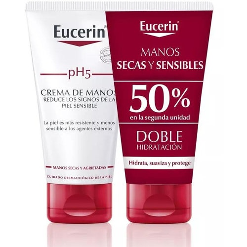Eucerin urea repair crema de manos 75ml duplo 50% segunda unidad
