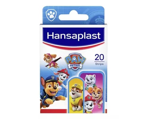 Hansaplast aposito adhesivo paw patrol 20 unidades