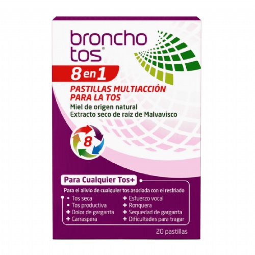 Bronchotos 8 en 1  20 pastillas