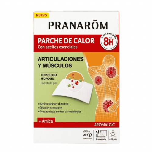 Pranarom parche calor 3 ud