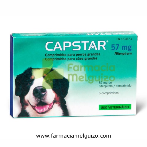 CAPSTAR 57 mg COMPRIMIDOS PARA PERROS GRANDES