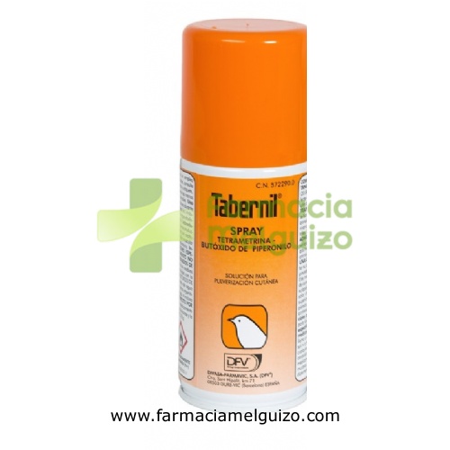 TABERNIL SPRAY TETRAMETRINA - BUTOXIDO DE PIPERONILO