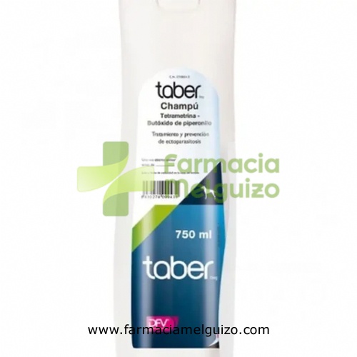 TABERDOG CHAMPU TETRAMETRINA - BUTOXIDO DE PIPERONILO