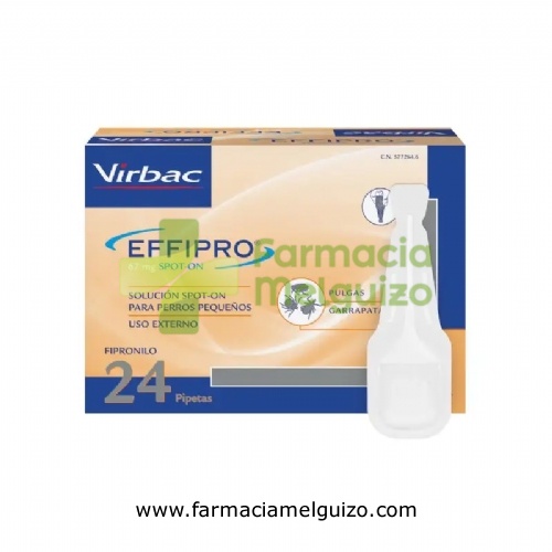EFFIPRO 67 mg SOLUCION SPOT-ON PARA PERROS PEQUEÑOS