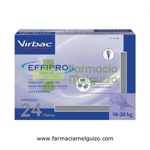 EFFIPRO 134 mg SOLUCION SPOT-ON PARA PERROS MEDIANOS
