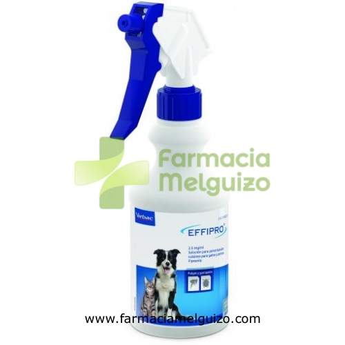 EFFIPRO 2,5 mg/ml SOLUCION PARA PULVERIZACION CUTANEA PARA GATOS Y PERROS