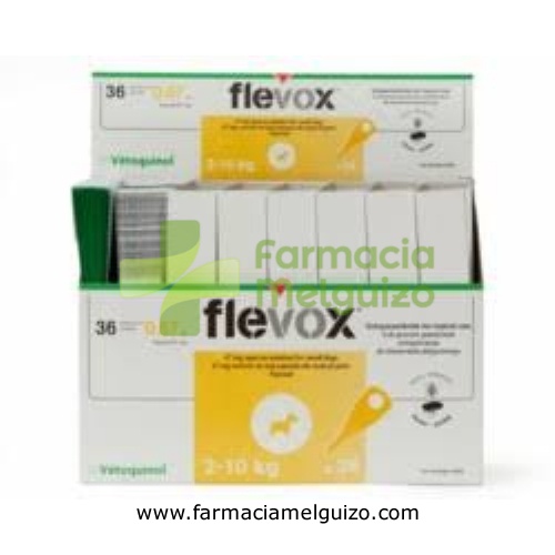 FLEVOX 67 mg SOLUCION PARA UNCION DORSAL PUNTUAL PARA PERROS PEQUEÑOS