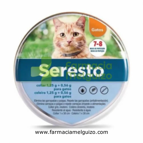 SERESTO 1,25 g + 0,56 g COLLAR PARA GATOS