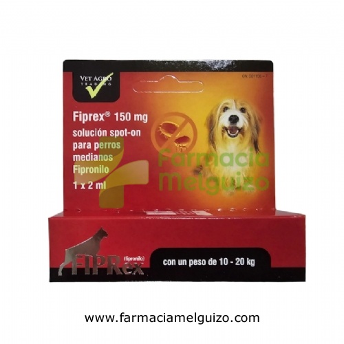 FIPREX 150 MG SOLUCION SPOT-ON PARA PERROS MEDIANOS