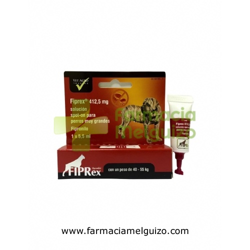 FIPREX 412,5 MG SOLUCION SPOT-ON PARA PERROS MUY GRANDES