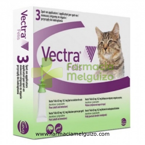 VECTRA FELIS 423 mg/42,3 mg SOLUCION SPOT-ON PARA GATOS