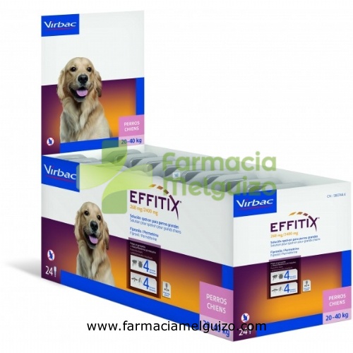 EFFITIX 268mg/2400mg SOLUCION SPOT-ON PARA PERROS GRANDES