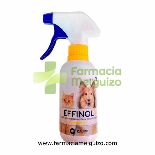 EFFINOL 2,5 mg/ml SOLUCION PARA PULVERIZACION CUTANEA PARA PERROS Y GATOS