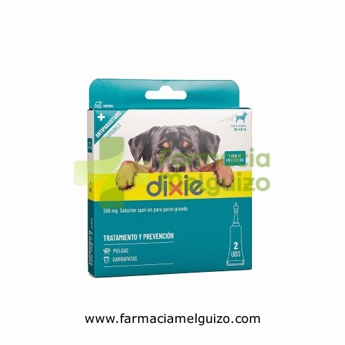 DIXIE 268 mg SOLUCION SPOT ON PARA PERROS GRANDES