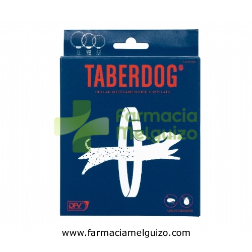 TABERDOG COLLAR MEDICAMENTOSO DIMPILATO PARA PERROS PEQUEÑOS