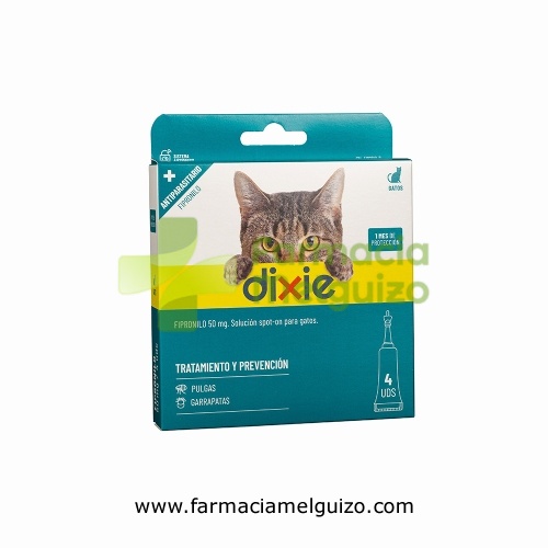 DIXIE FIPRONILO 50 mg SOLUCION SPOT-ON PARA GATOS