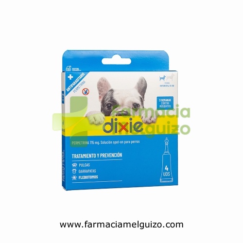 DIXIE PERMETRINA 715 mg SOLUCION SPOT-ON PARA PERROS