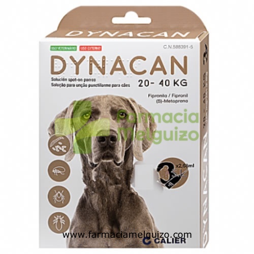 DYNACAN SOLUCION SPOT-ON PARA PERROS 20-40 Kg