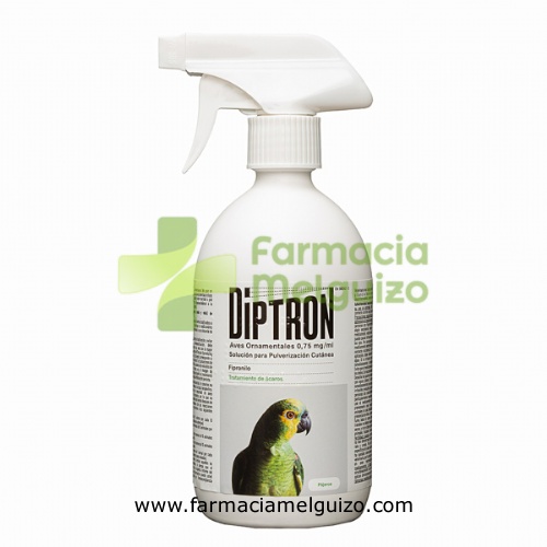 DIPTRON AVES ORNAMENTALES 0,75 mg/ml SOLUCION PARA PULVERIZACION CUTANEA