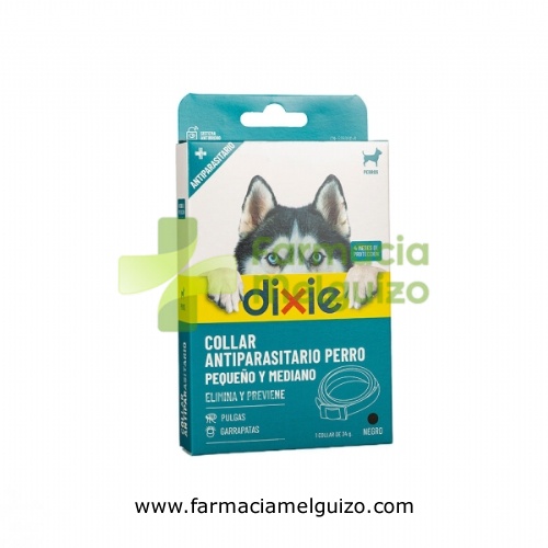 DIXIE COLLAR ANTIPARASITARIO PERRO PEQUEÑO Y MEDIANO