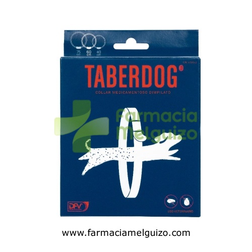 TABERDOG COLLAR MEDICAMENTOSO DIMPILATO PARA PERROS MEDIANOS