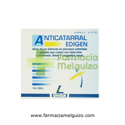 ANTICATARRAL EDIGEN POLVO PARA SOLUCION ORAL , 20 sobres