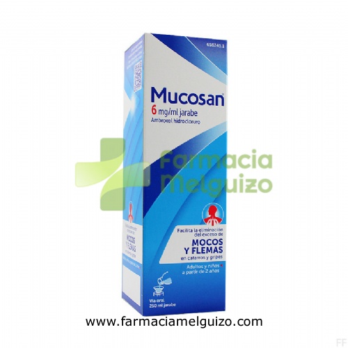 MUCOSAN 6 MG/ML JARABE, 1 frasco de 250 ml