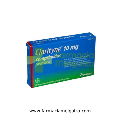CLARITYNE 10 mg COMPRIMIDOS, 7 comprimidos