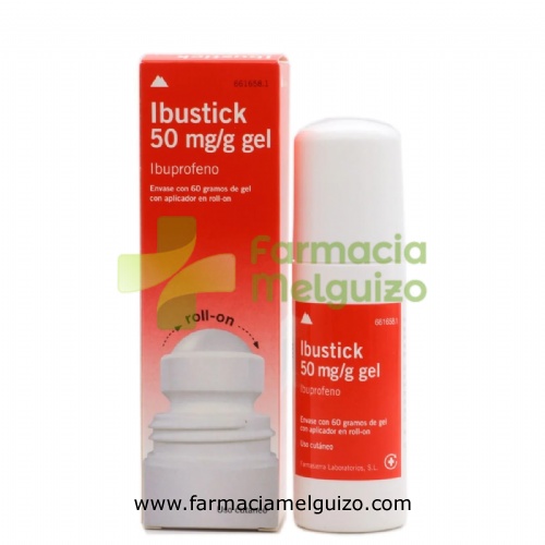 IBUSTICK 50 mg/g GEL, 1 tubo de 60 g