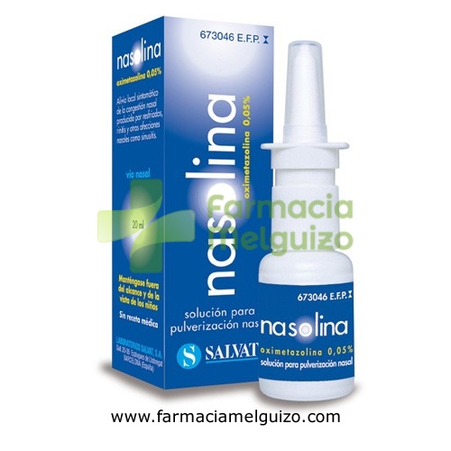 NASOLINA, 1 envase pulverizador de 20 ml