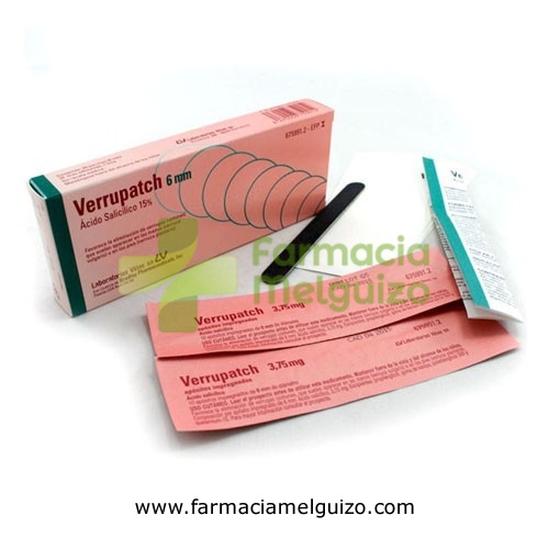 VERRUPATCH 3,75 MG PARCHES CUTANEOS, 20 apósitos