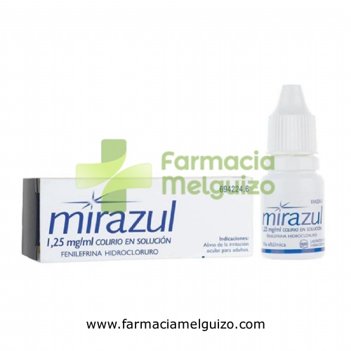 MIRAZUL 1,25 MG/ML COLIRIO EN SOLUCIÓN. , 1 frasco de 10 ml