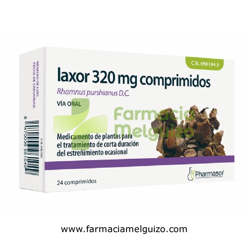 LAXOR 320 MG COMPRIMIDOS., 24 comprimidos