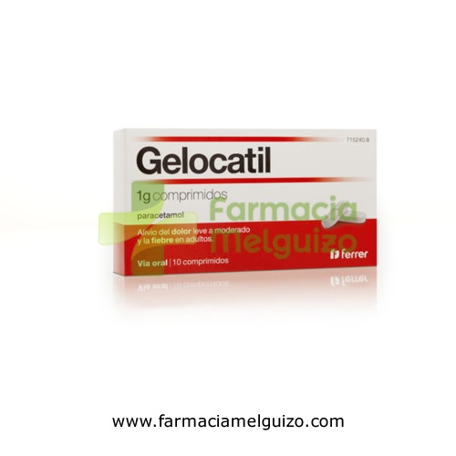 GELOCATIL 1 g COMPRIMIDOS,10 comprimidos