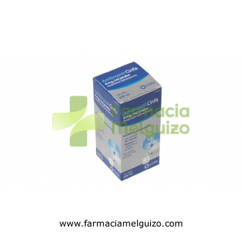 AMBROXOL CINFA 6 MG/ML JARABE, 1 frasco de 200 ml (PET + cierre PP)