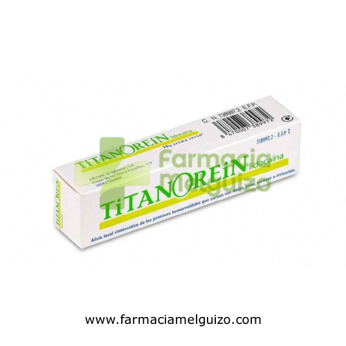TITANOREIN LIDOCAINA CREMA RECTAL, 1 tubo de 20 g