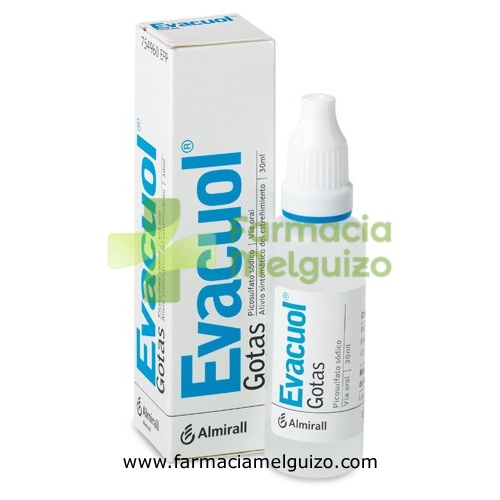EVACUOL 7,5 mg/ml Gotas orales en solución , 1 frasco de 30 ml