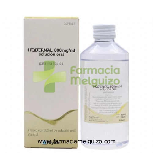 HODERNAL 800 mg/ml SOLUCION ORAL , 1 frasco de 300 ml
