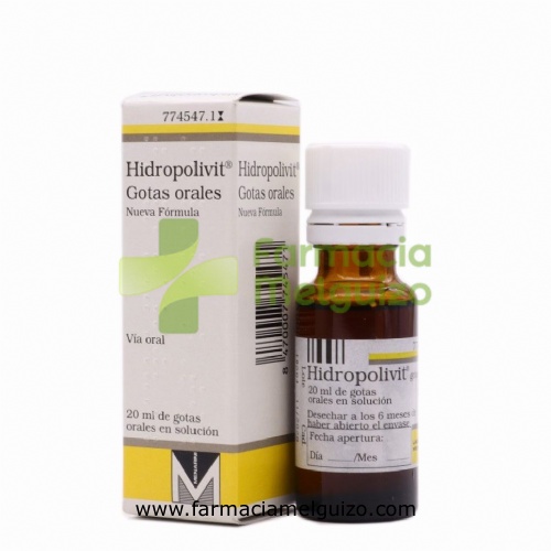 HIDROPOLIVIT GOTAS  ORALES EN SOLUCION , 1 frasco de 20 ml