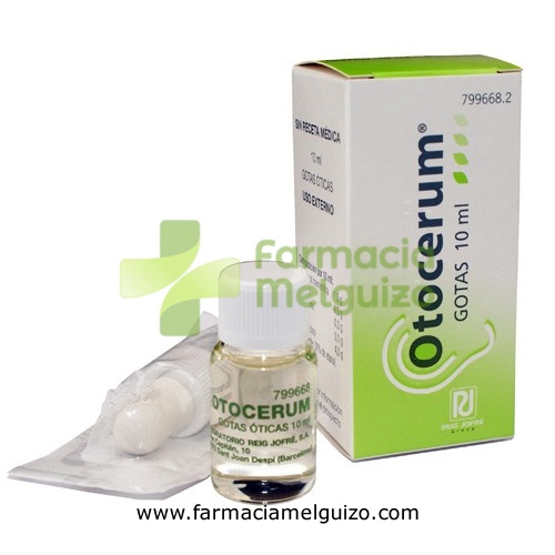OTOCERUM  GOTAS OTICAS EN SOLUCION , 1 frasco de 10 ml