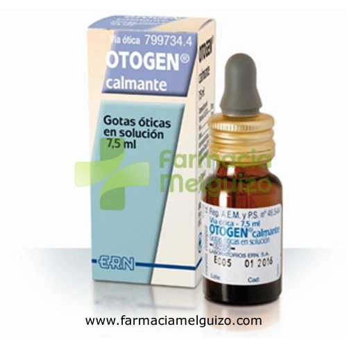 OTOGEN CALMANTE , 1 frasco de 7,5 ml