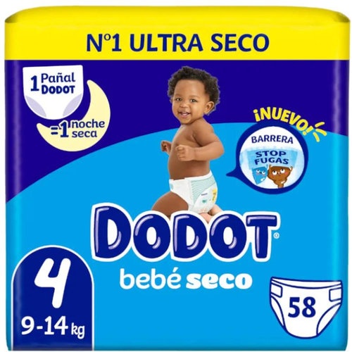 Paã‘al infantil dodot bebe seco t4 9-14 kg 58 ud
